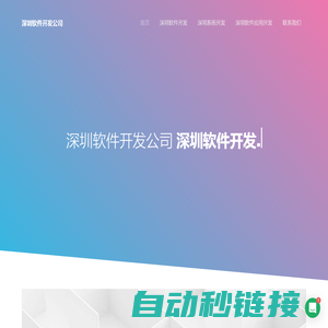 深圳软件开发公司-软件产品开发